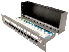 Коммутационные панели закрытого типа 10, категория 5e