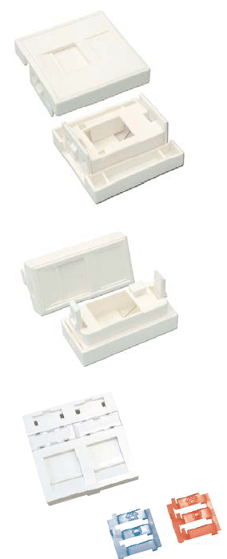 Лицевые панели для монтажа модулей типа Keystone