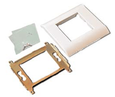 Лицевые рамки 80х80мм, французский тип