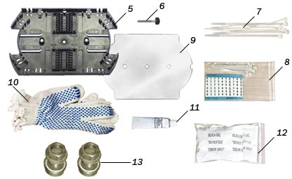 Комплект поставки муфты МОПГ-М